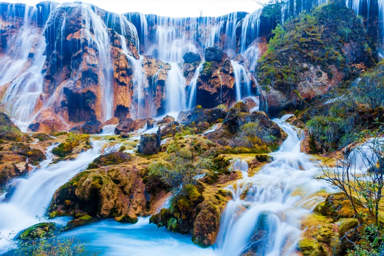 九寨的美麗邂逅